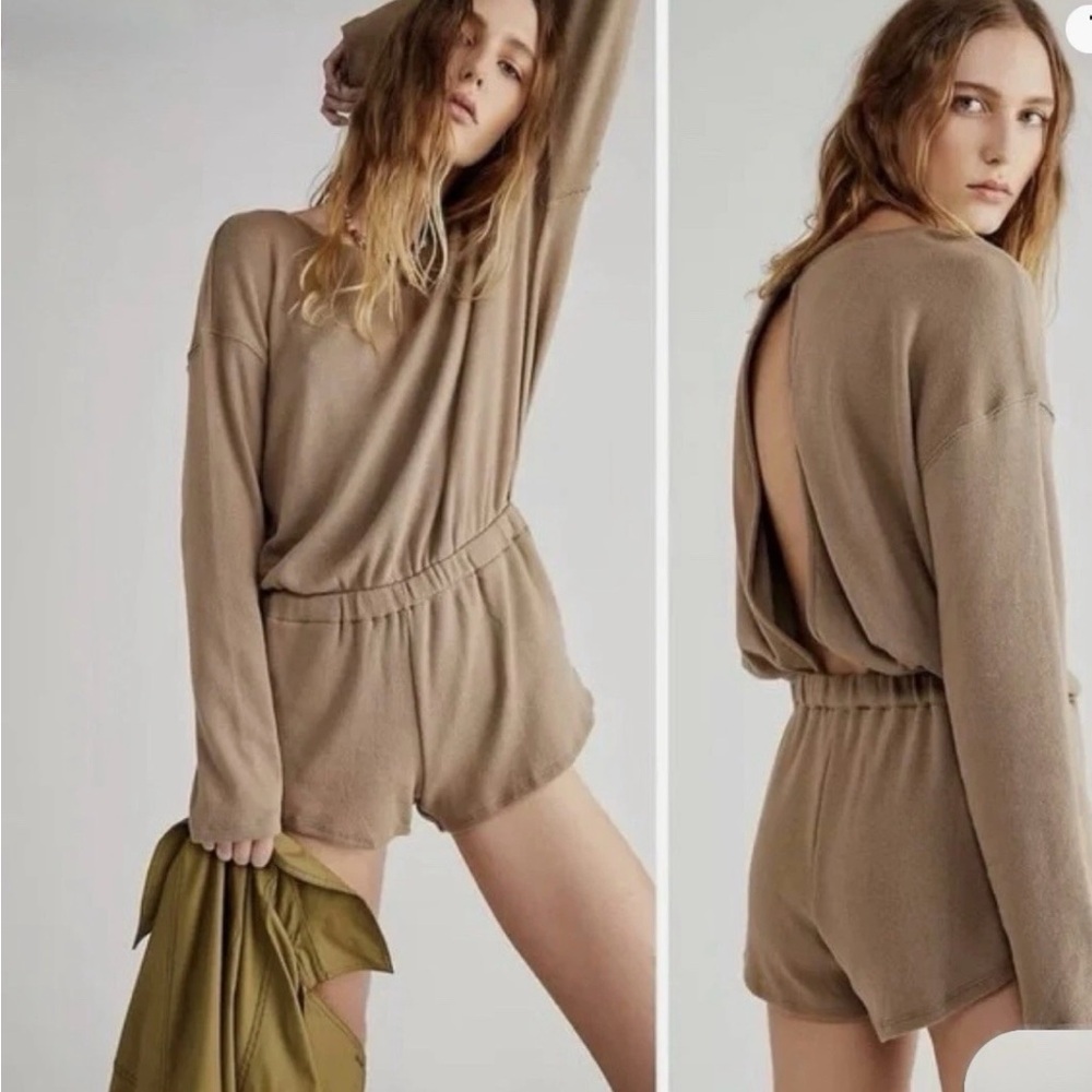 Free People Tan Women Shorts